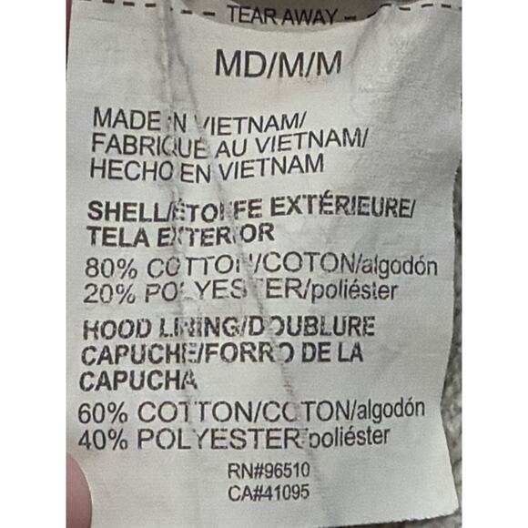 Under Armour Hoodie Mens Medium Gray LS Pullover Pocket Logo Casual Activewear - Picture 5 of 5